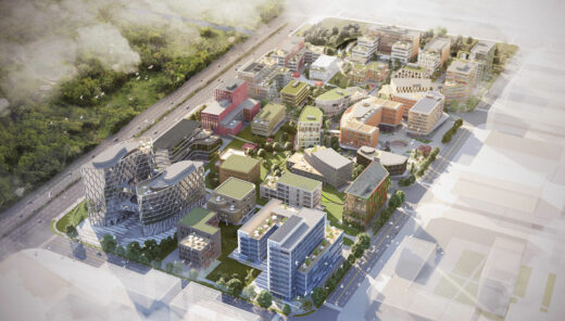 Översikt över Baoshan office park