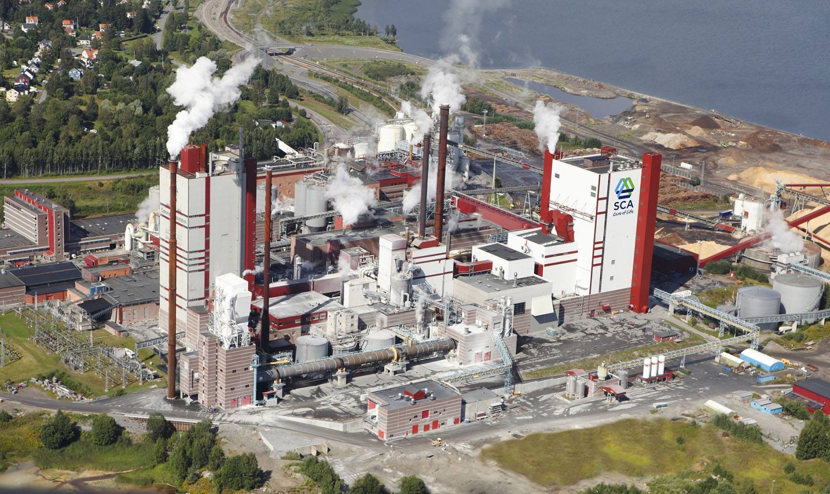 SCAs massafabrik i Östrand, Timrå.