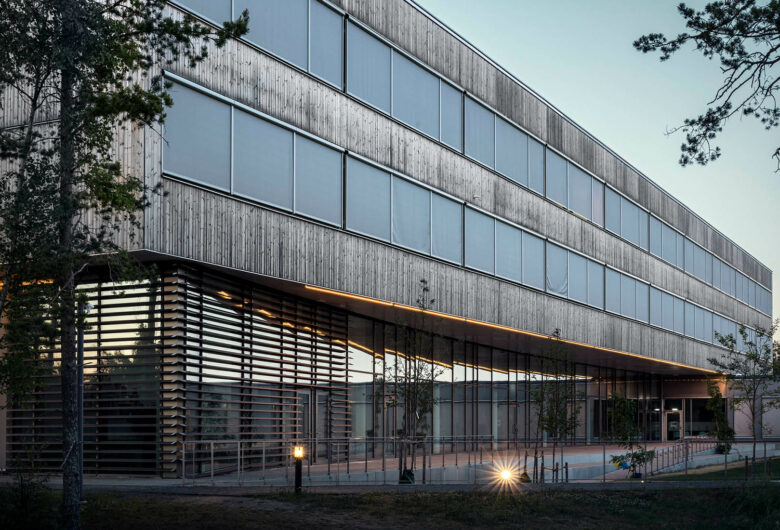 Minerva Gymnasium sett från sidan