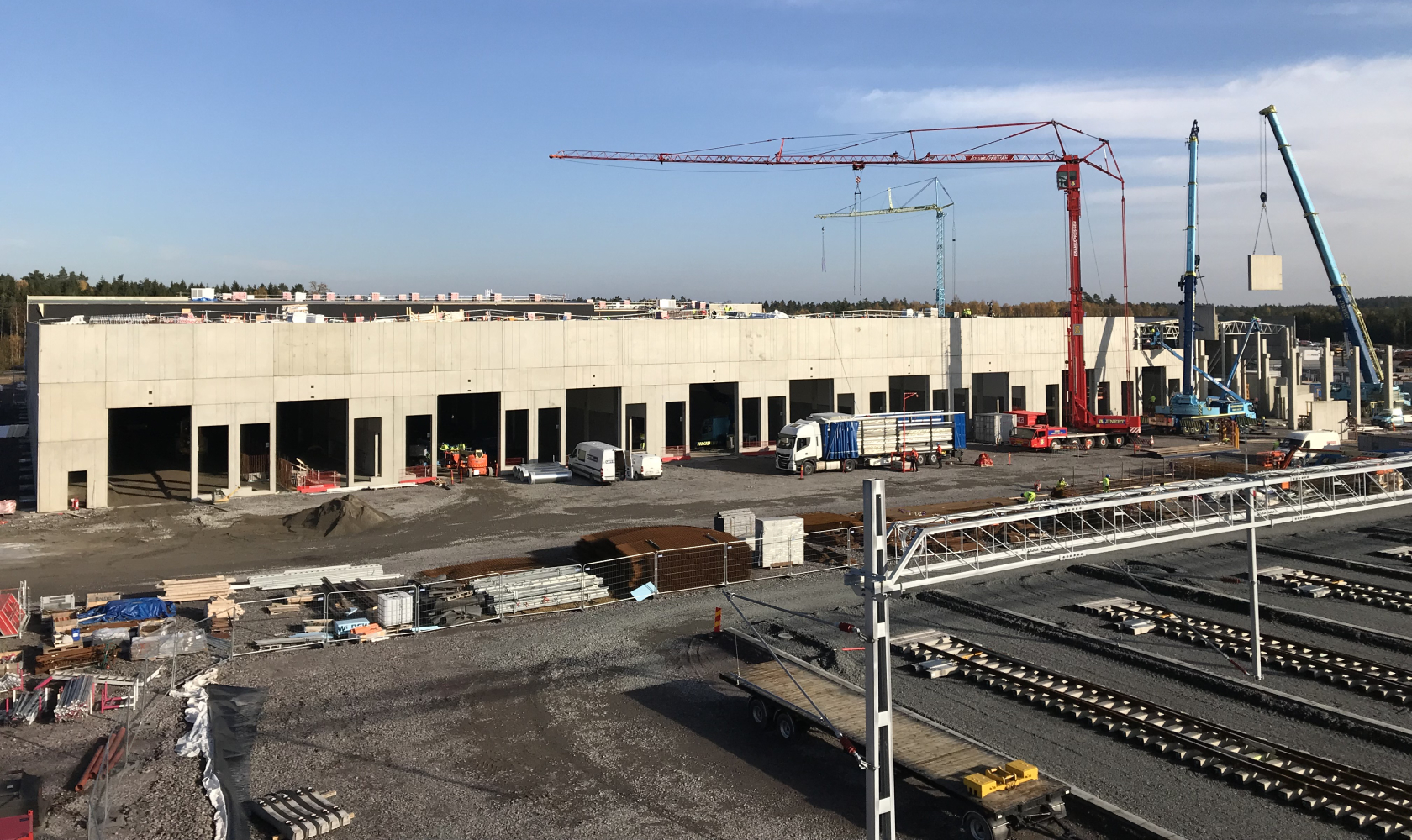 Byggnad under konstruktion