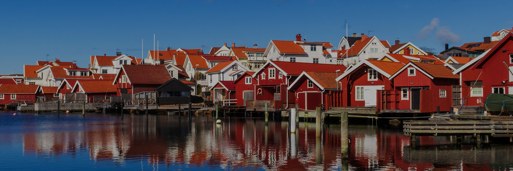 Båthus i svenska skärgården