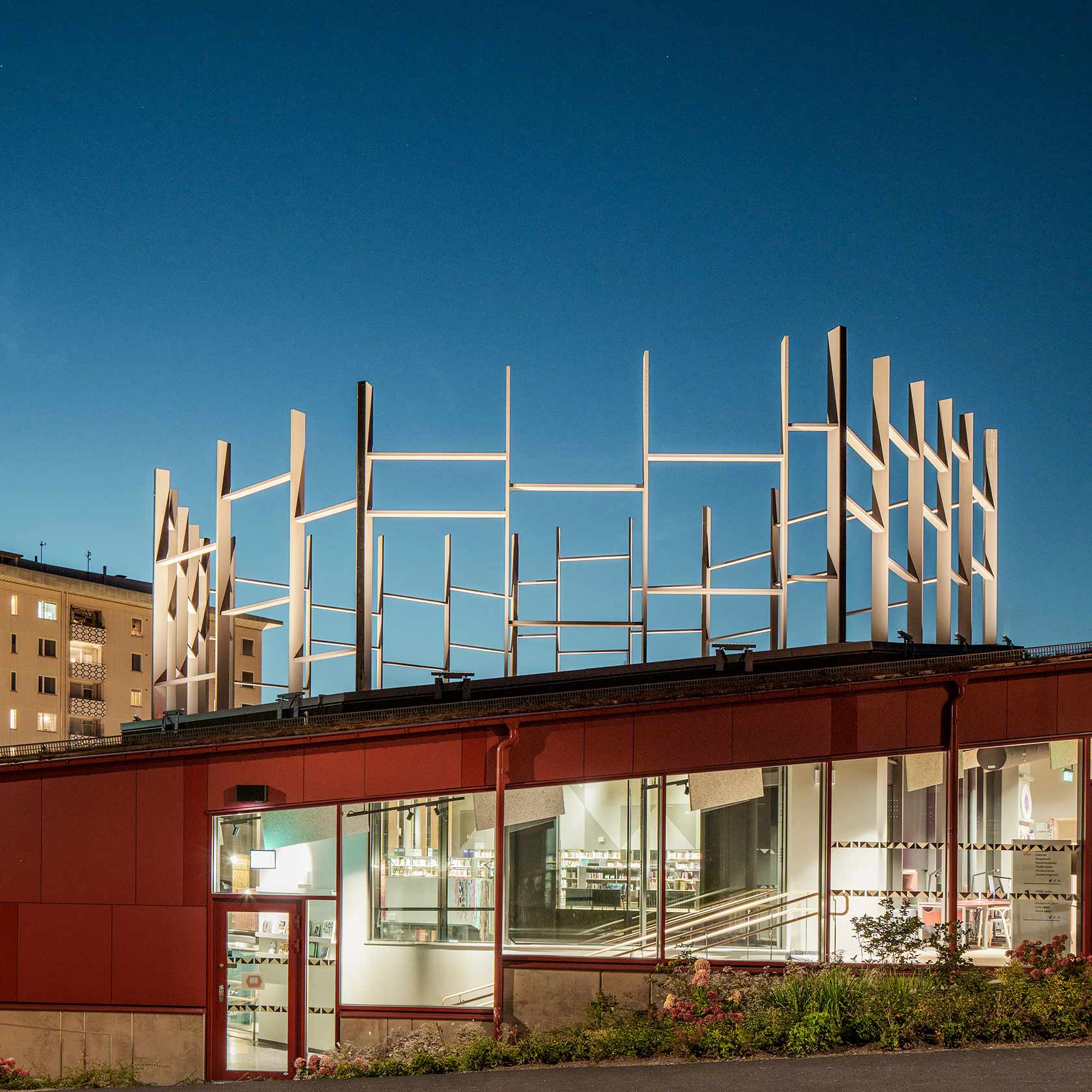 Kulturhuset Bergsjön exteriört