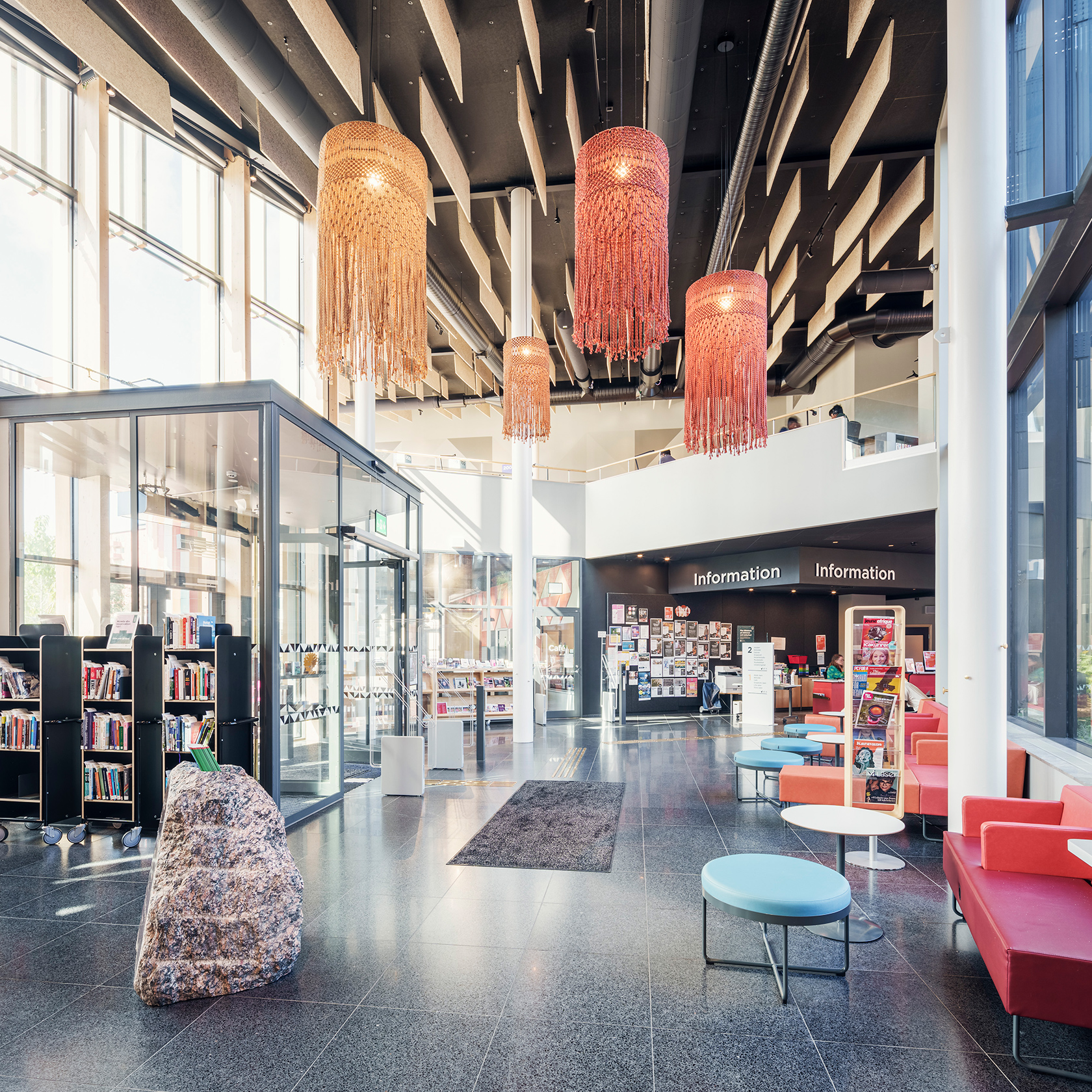 Interiör kulturhuset i Bergsjön