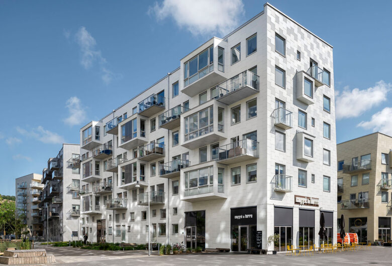 flerbostadshus Lindholmshamnen Göteborg