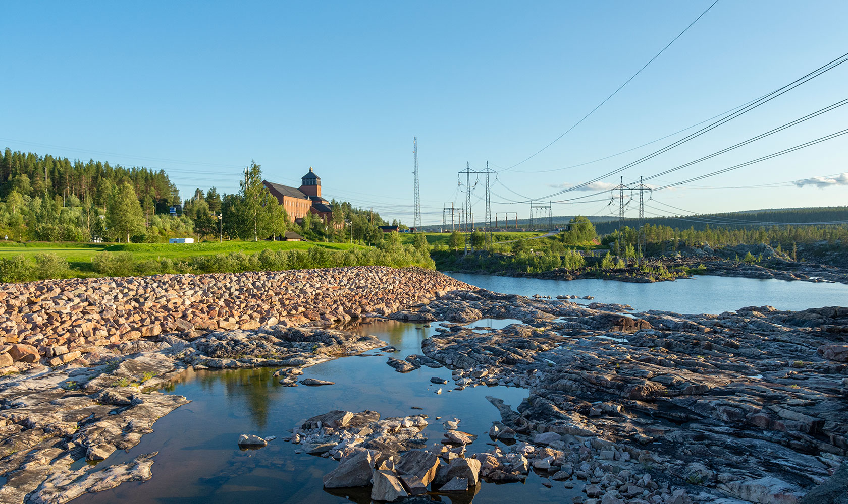 Porjus och elledning