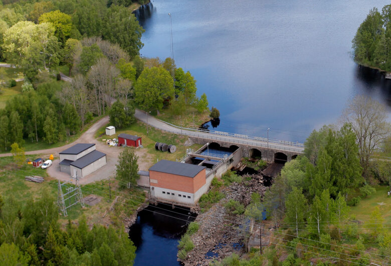 Ivarsfors vattenkraftverk närbild