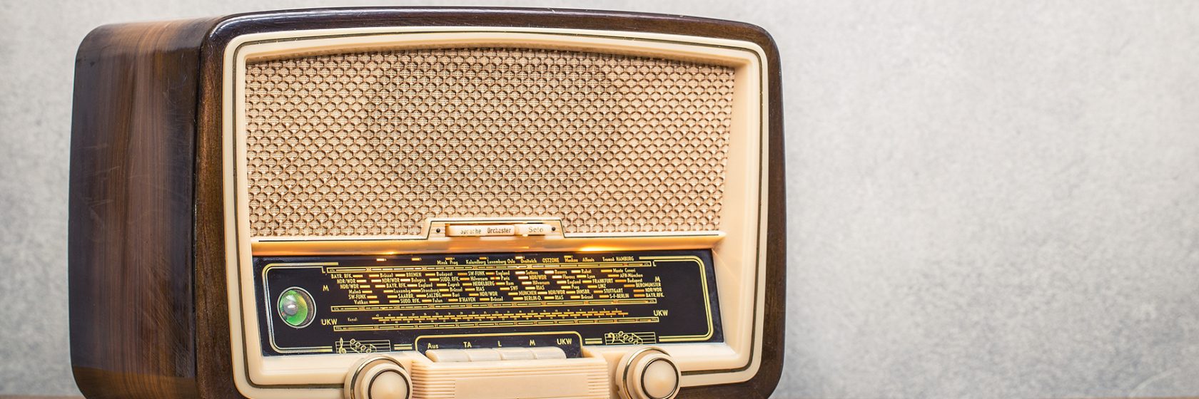 En gammal transistorradio