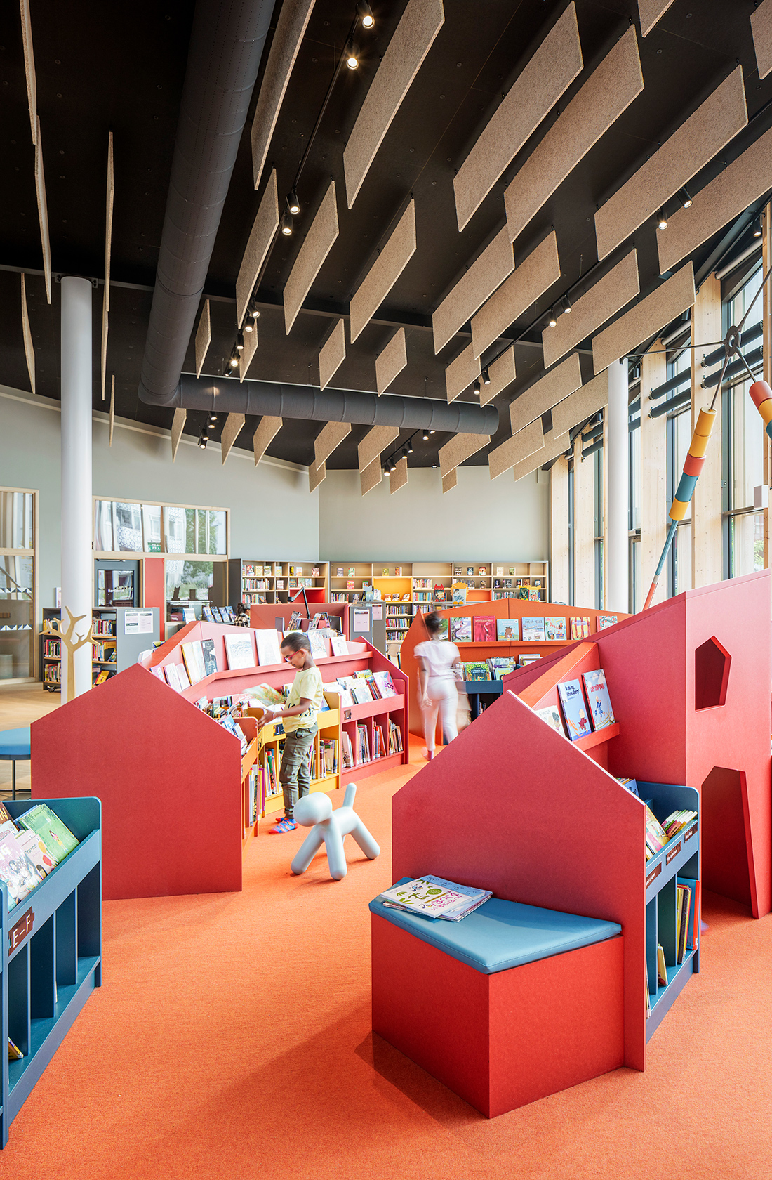 Inomhus kulturhuset Bergsjön
