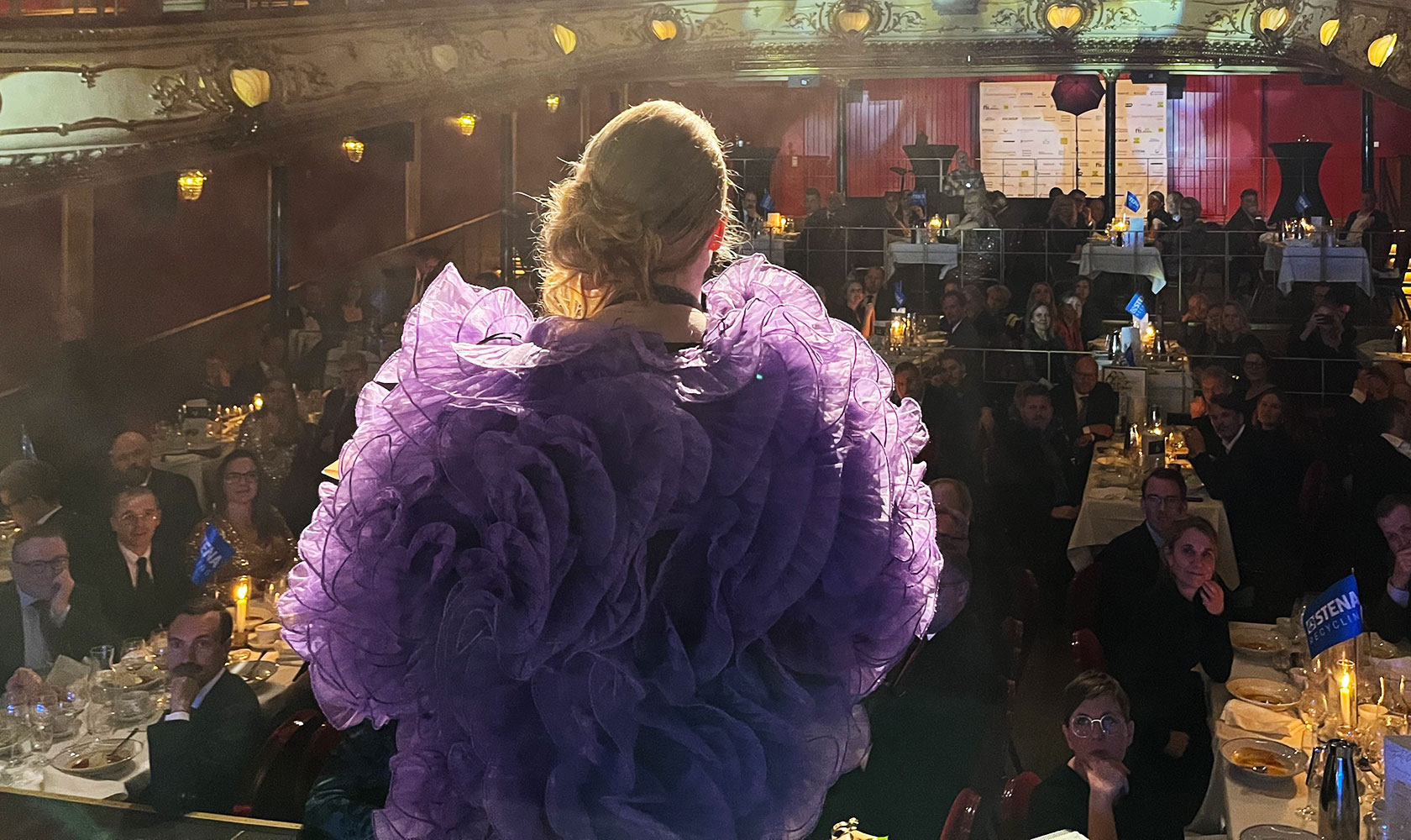 Emma Danielsson på Återvinningsgalan