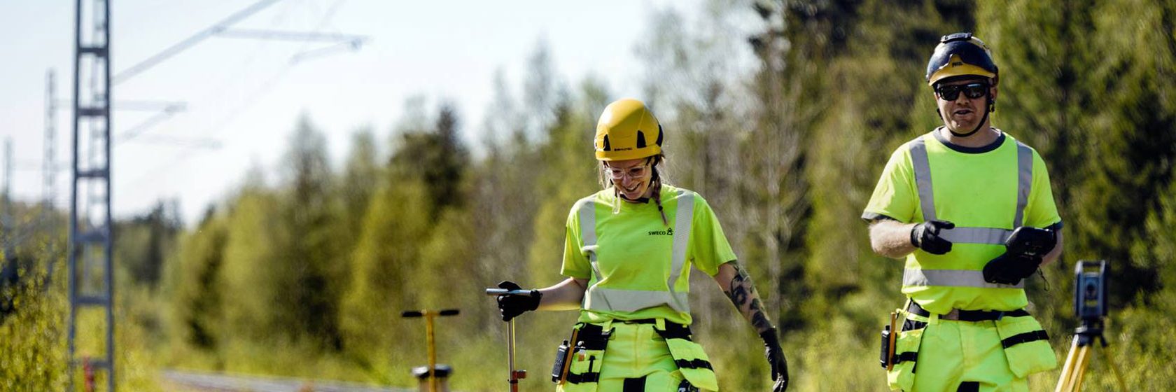 Järnvägskonsulter på ett spår