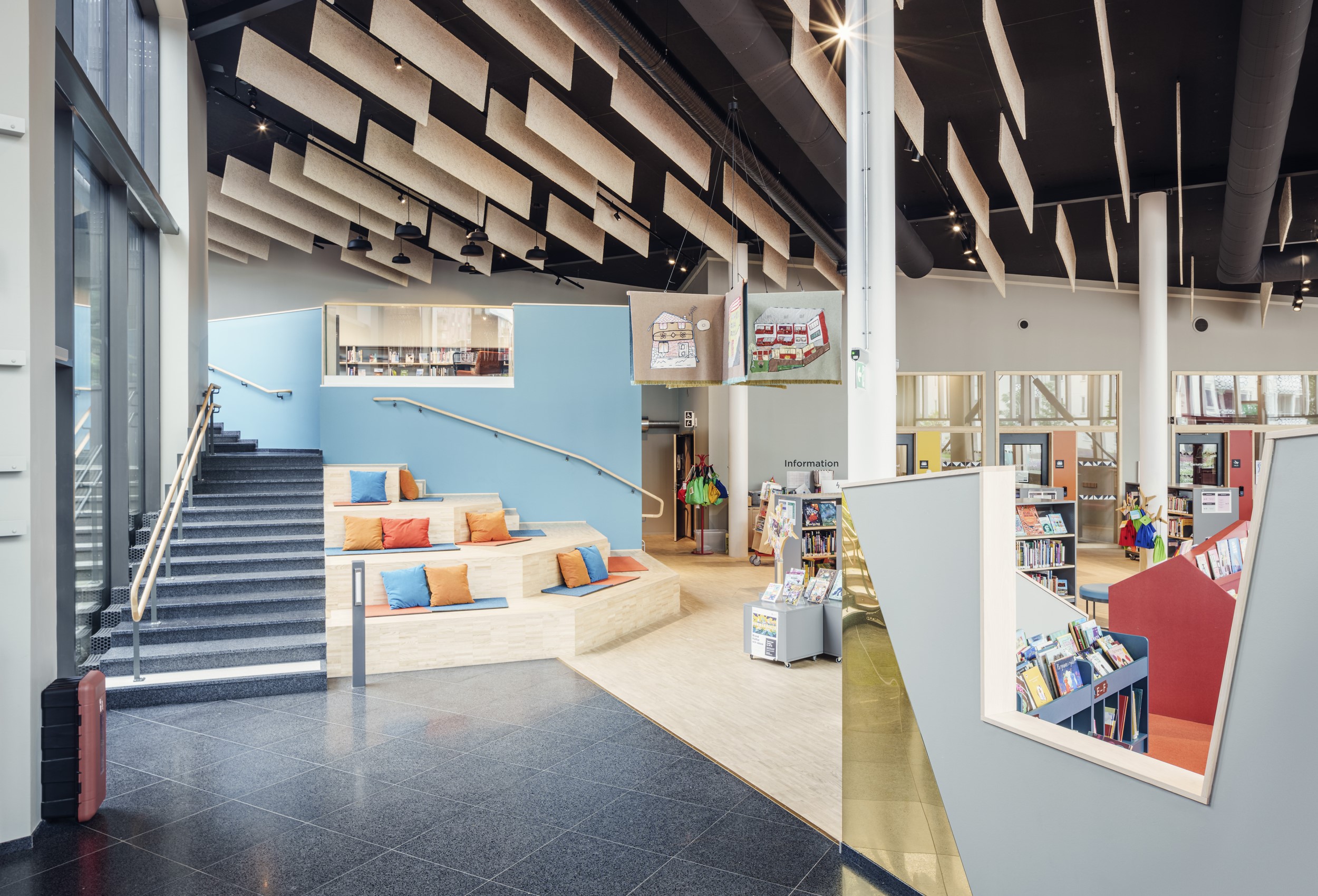 Kulturhuset Bergsjön interiör