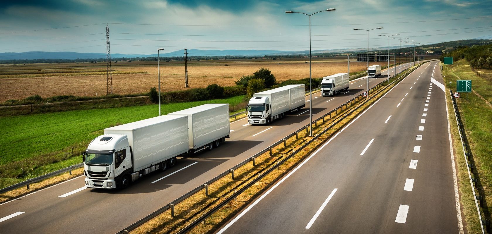 Lastbil på väg