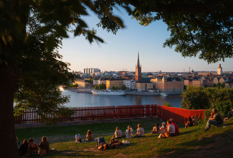 Människor har picknick i Ivar Los park