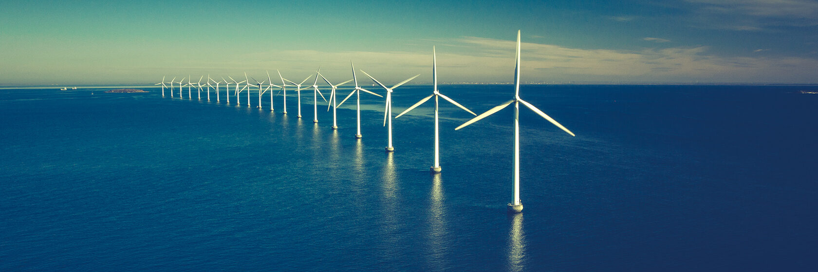 Vindkraftverk i hav