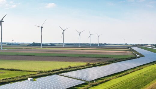 Grön industri solceller och vindkraft