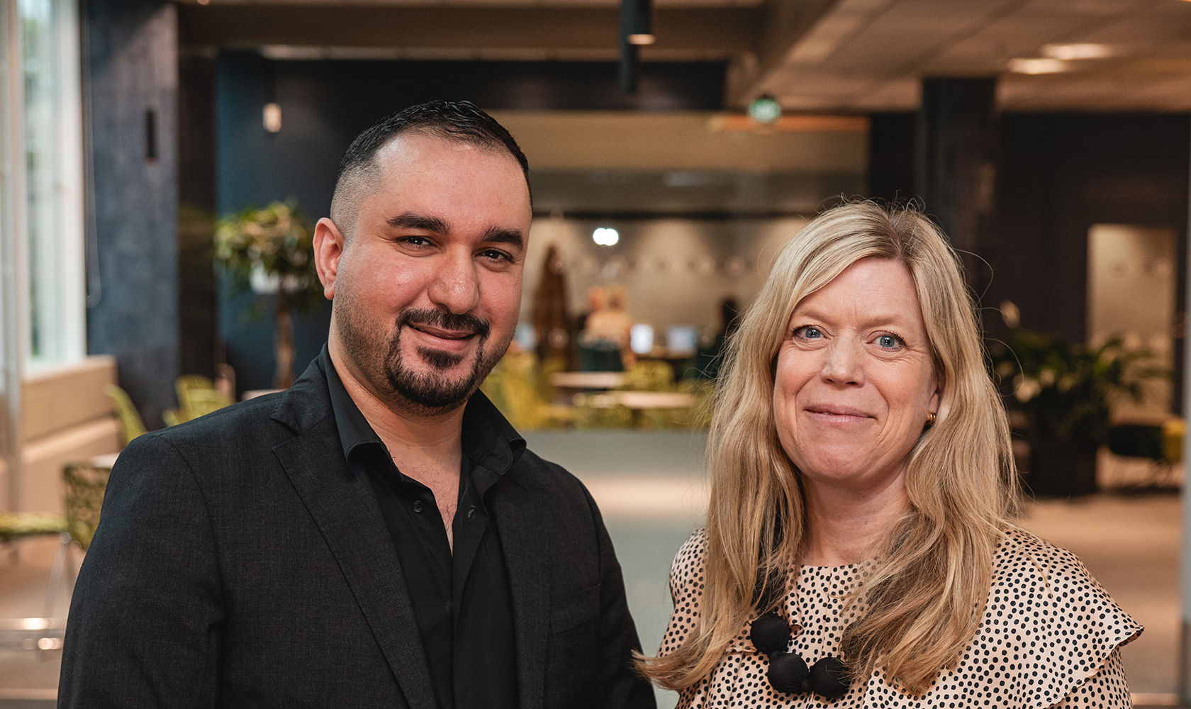 Mustafa Al Azzawi och Anna Nilhav