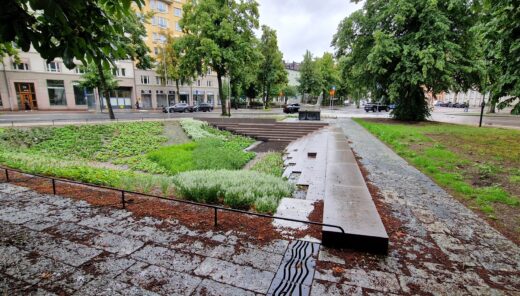 Jarlaplan dagvatten- och skyfallspark