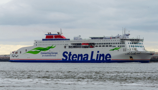 Stena Lines fartyg på öppet vatten