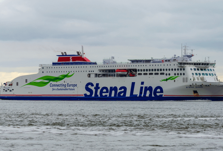 Stena Lines fartyg på öppet vatten